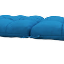 Outsunny 2pc Outdoor Seat Cushion with Backrest, Ties, for Garden
