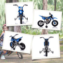 AIYAPLAY 12V Kids Orange Electric Motorbike W/ Twist Grip Throttle, Music