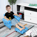 HOMCOM Children's Armchair with  Footrest - Blue