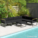 Outsunny Replacement Cushions for Outdoor Furniture Garden Seat Cushion Pad