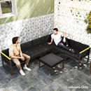 Outsunny Replacement Cushions for Outdoor Furniture Garden Seat Cushion Pad