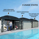 Outsunny 3 x 4m Hardtop Gazebo Aluminium Garden Pavilion
