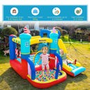 Outsunny Bouncy Castle with Slide and Pool