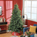 HOMCOM Artificial Christmas Tree with Metal Base, Hinged Branches