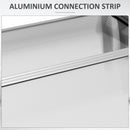 Outsunny Door Canopy Outdoor Awning Rain Shelter For Window Porch, Clear