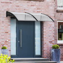 Outsunny Door Canopy Outdoor Awning Rain Shelter For Window Porch, Clear