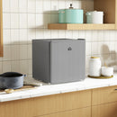 HOMCOM 46L Counter Top Fridge Mini Fridge with Lock Chiller Box