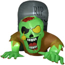 HOMCOM Halloween Inflatable Green Ghost 5ft 150cm