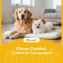 PawHut Dog Ramp For Couch, 4 Adjustable Height Dog Climbing Ladder For Bed