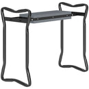 Outsunny 2 In1 Folding Garden Kneeler Foam Chair Pad Support Bench, Grey