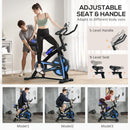 SPORTNOW Indoor Exercise Bike Stationary Bike for Home Gym Workout, Blue
