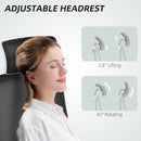 HOMCOM Executive Mesh Office Chair with Headrest, Lumbar Support, Grey