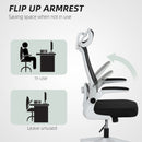HOMCOM Executive Mesh Office Chair with Headrest, Lumbar Support, Grey