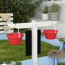 Outsunny Kids Sandbox, Outdoor Playset, for Ages 3-7 Years - Blue