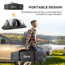 Outsunny 2 Room Camping Tent with Waterproof Rainfly & Screen Panels