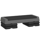 SPORTNOW Aerobic Step, 10.5/15.5/20.5cm Exercise Stepper for Home