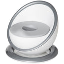 HOMCOM Kids Potty Training Toilet with Brush - White