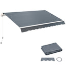 Outsunny Replacement Canopy for 3 x 2.5 m Awning (Fabric Only)