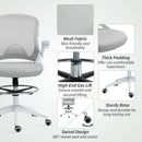 Vinsetto Mesh Office Stool, 60° Swivel Height Adjustable Chair