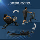 HOMCOM Foldable Dumbbell Bench Weight Training 7 Incline Adjustable, Blue