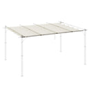 Outsunny Pergola Shade Cover Replacement Canopy for 4 x 3(m) Pergola, Cream