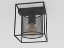 EGLO Catterick Mesh Ceiling Light - Black