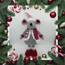 Christmas Extendable Standing Mouse - Grey