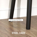 HOMCOM End of Bed Bench with Thick Padding and Steel Legs for Entryway