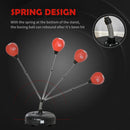 HOMCOM Punching Bag With Stand Boxing Bag Set With Adjustable Height Red