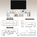 HOMCOM TV Unit for TVs up to 75 Inches, Free Combination TV Stand