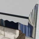 Outsunny 3 x 2m Electric Retractable Awning, Aluminium Frame, Light Grey