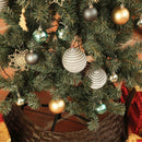 HOMCOM 5ft Artificial Christmas Tree With LED Lights And Blue Decorations