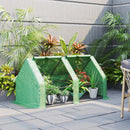 Outsunny Mini Greenhouse 180 x 90 x 90 cm - Green