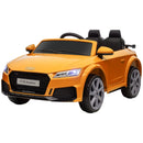 HOMCOM Kids Licensed Audi TT -Yellow