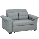 HOMCOM Click Clack Sofa Bed 2 Seater Sofa Bed for Living Room