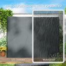Outsunny 3 Seater Garden Swing Cover, Windproof and Anti-UV
