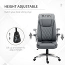 Vinsetto High Back Executive Office Chair Home Swivel Dark Grey