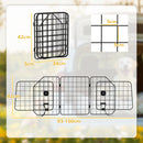 PawHut Dog Guard for SUVs, Vehicles, Vans, Car Barrier with Adjustable Width