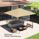 Outsunny 3 x 3(m) Gazebo Canopy Replacement Cover with Drain Holes