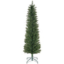 HOMCOM Artificial Pencil Christmas Tree with  Branches, Green