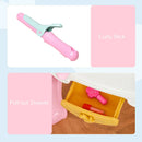 HOMCOM Dressing Table Set with Accessories - Pink