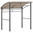 Outsunny 2.2 x 1.5 m BBQ Gazebo Tent Sun Shade with Canopy, Khaki