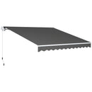 Outsunny 2.95 x 2.5m Canopy Sun Shade Shelter with Crank Handle