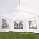 Outsunny 6.8m x 5m Octagonal Party Tent / Marquee - White