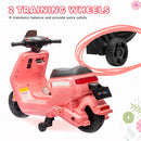 AIYAPLAY 6V Kids Electric Motorbike with Headlight and Music - Pink
