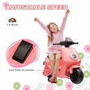 AIYAPLAY 6V Kids Electric Motorbike with Headlight and Music - Pink