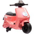 AIYAPLAY 6V Kids Electric Motorbike with Headlight and Music - Pink