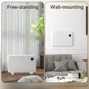 HOMCOM Electric Convector Heater, Quiet Space Heater w/ LED Display