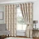 Lewis's Tuscany Eyelet Curtains - Red