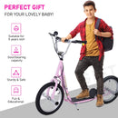 HOMCOM Stunt Scooter - Pink